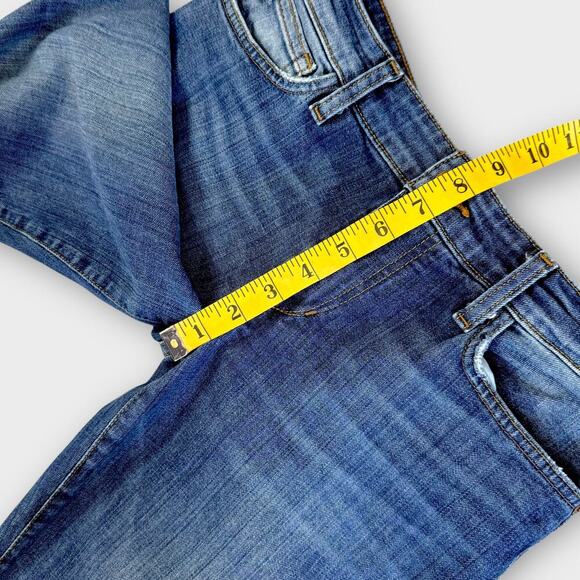 JOE'S Slim Petite Fit Bootcut Mid Rise Blue Washed Jeans Faded Stretch Size W26 - Picture 12 of 14